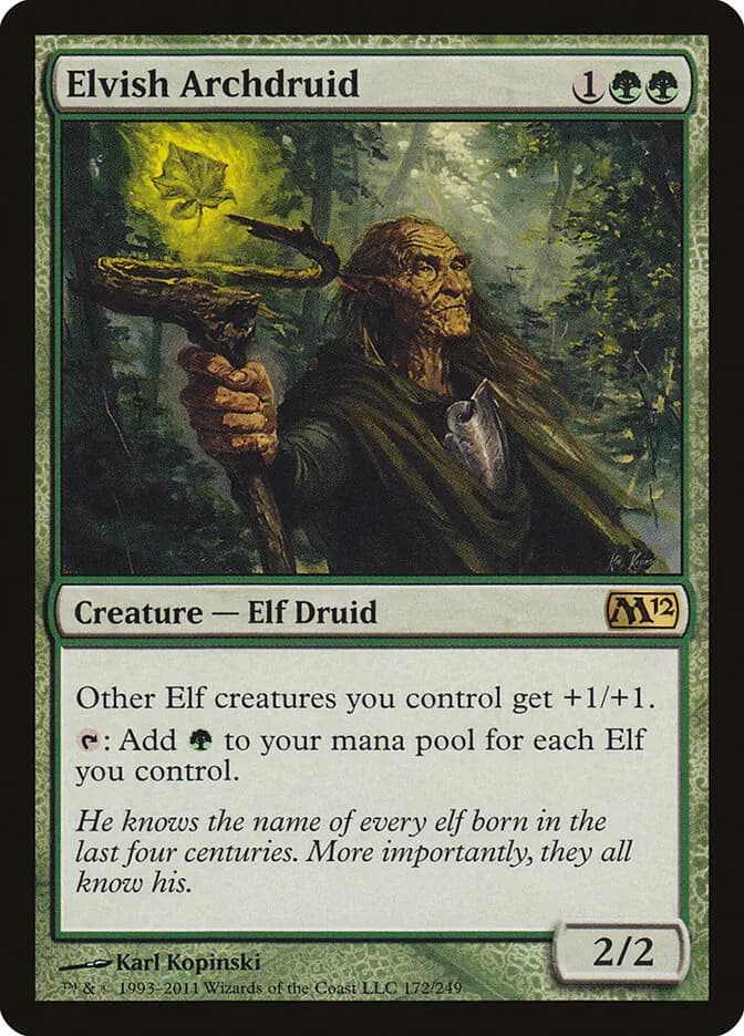 Card image of Elvish Archdruid
