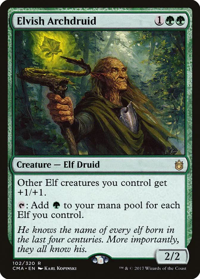 Card image of Elvish Archdruid