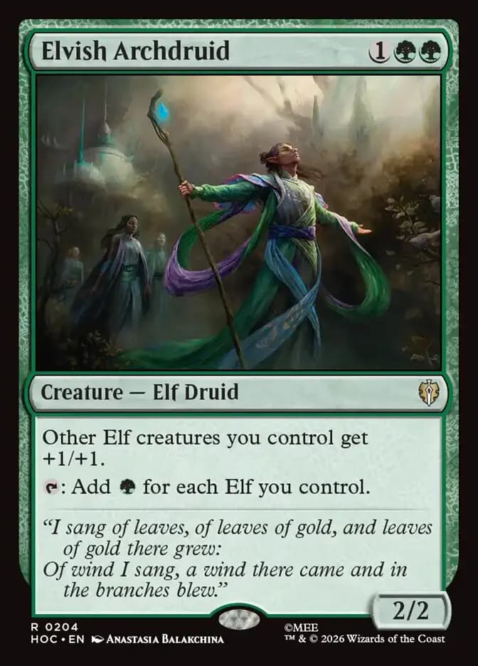 Card image of Elvish Archdruid