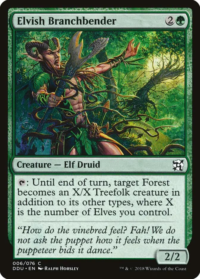 Card image of Elvish Branchbender