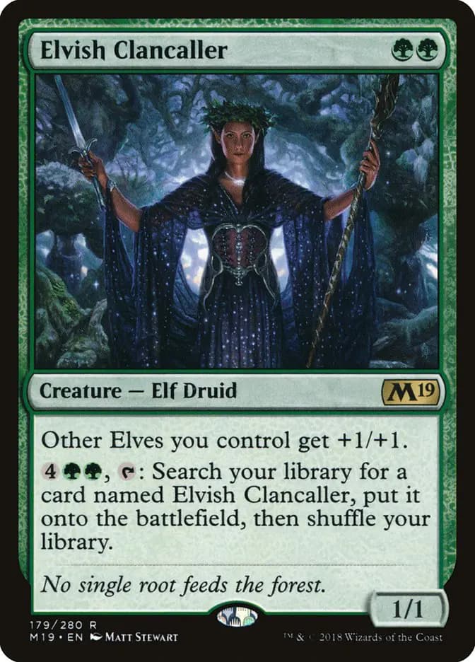 Card image of Elvish Clancaller