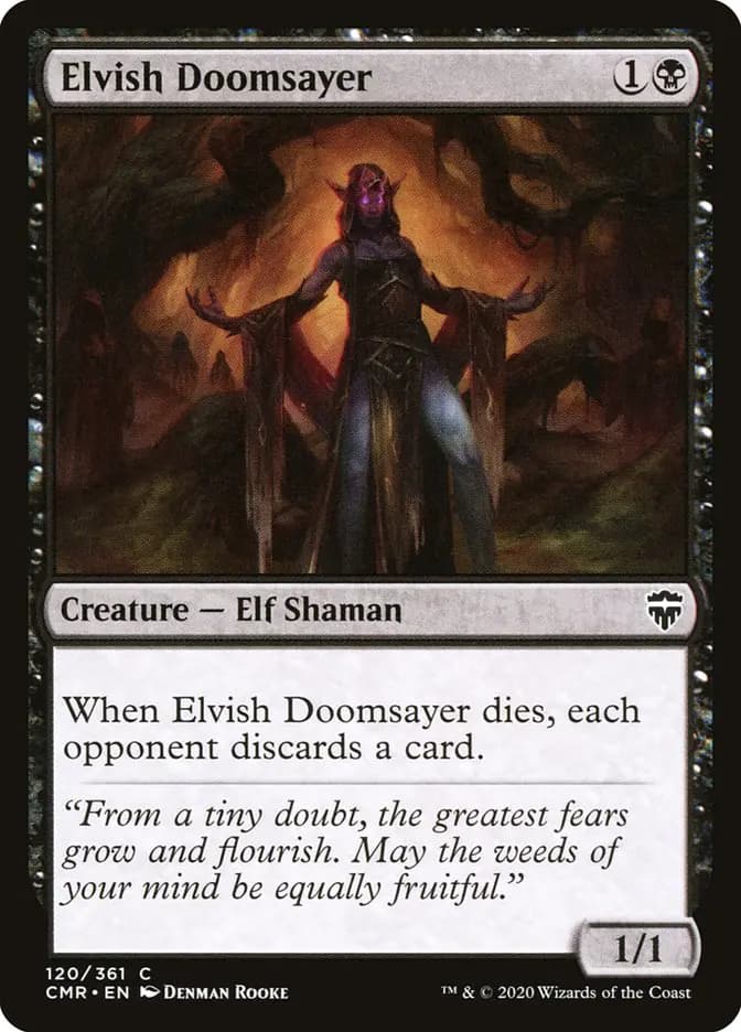 Card image of Elvish Doomsayer