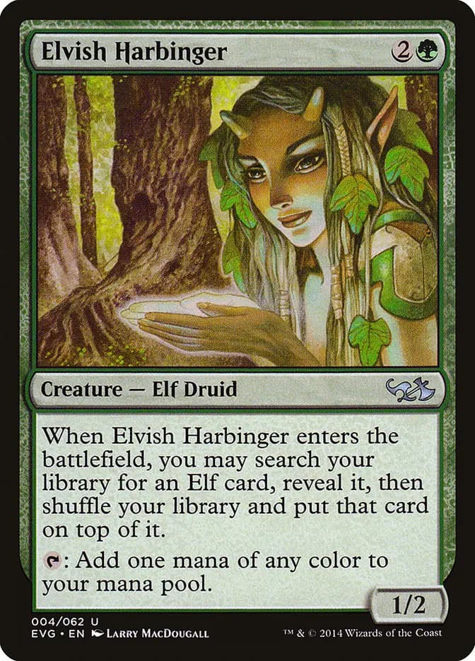 Card image of Elvish Harbinger