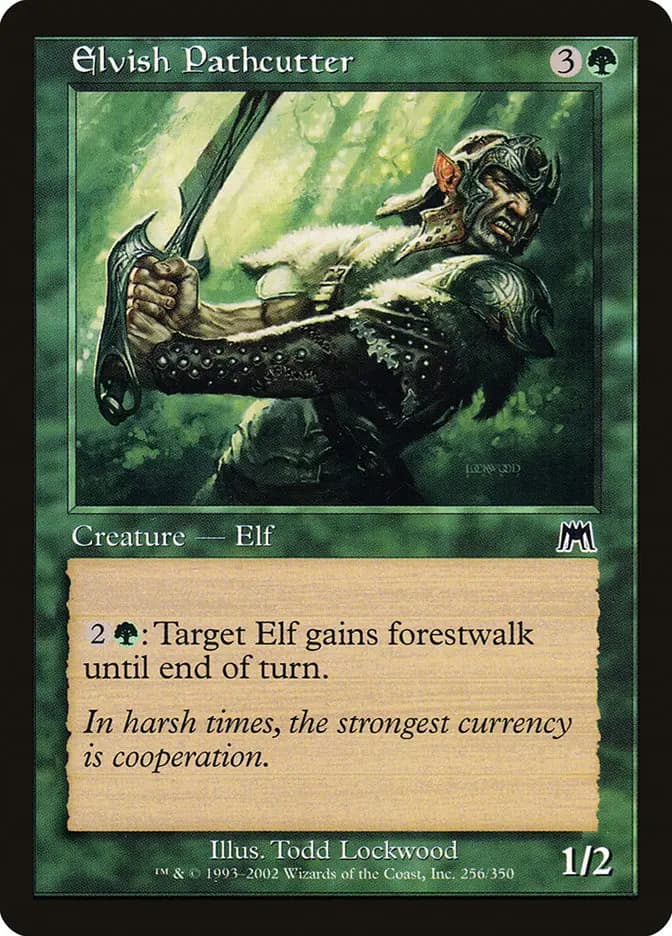 Card image of Elvish Pathcutter