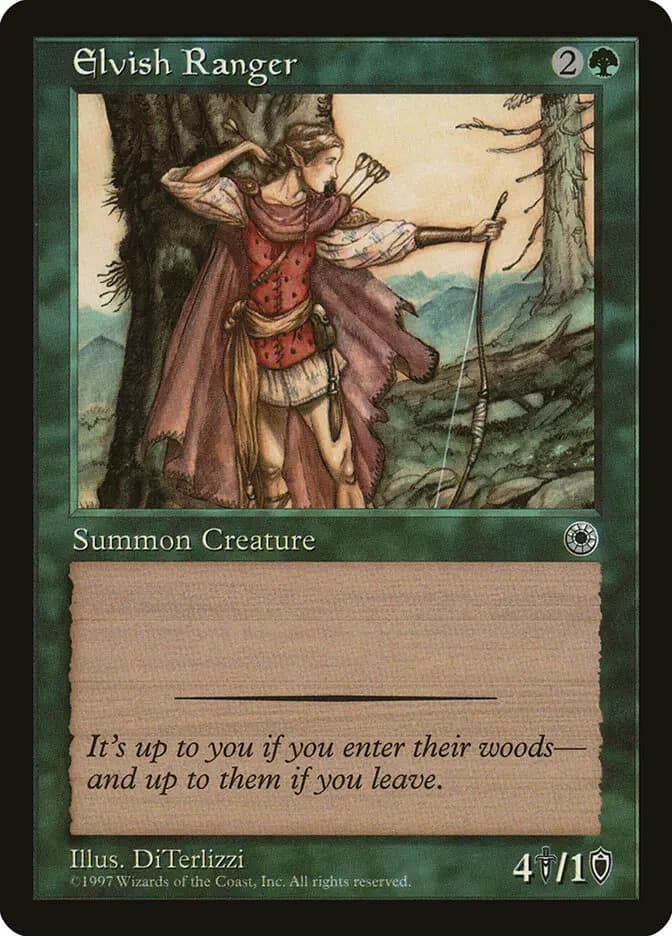 Card image of Elvish Ranger