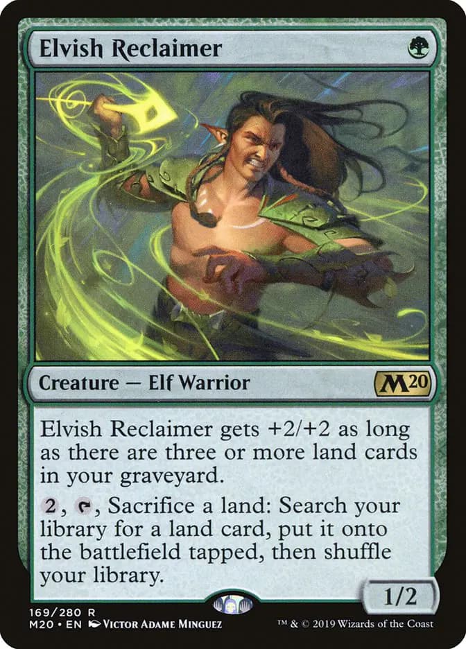 Card image of Elvish Reclaimer