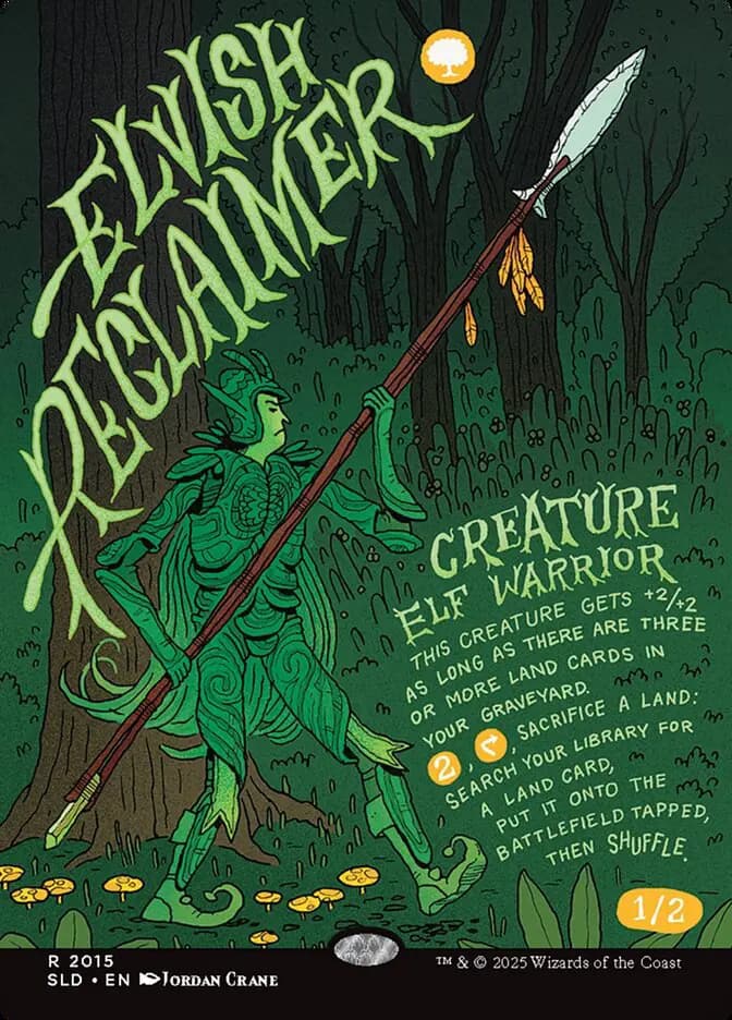 Card image of Elvish Reclaimer