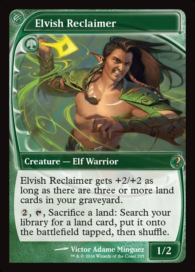 Card image of Elvish Reclaimer
