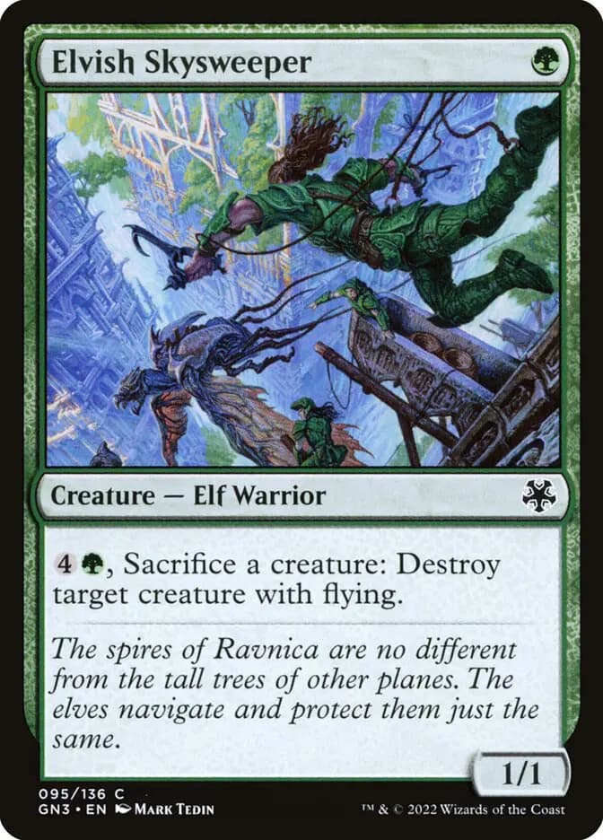 Card image of Elvish Skysweeper