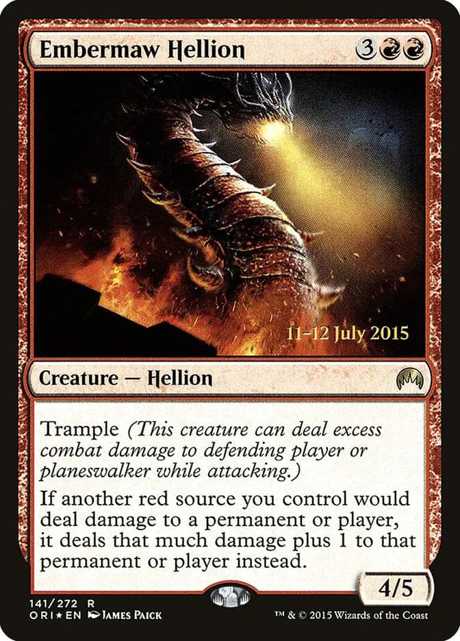 Card image of Embermaw Hellion