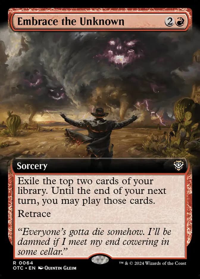 Card image of Embrace the Unknown