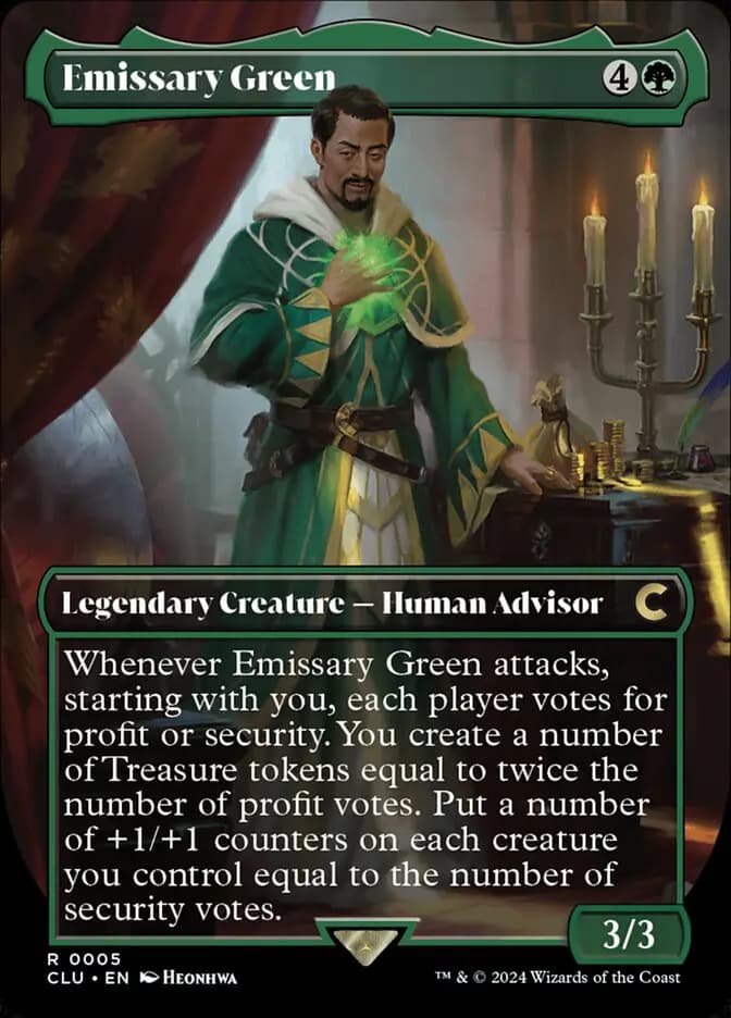Card image of Emissary Green