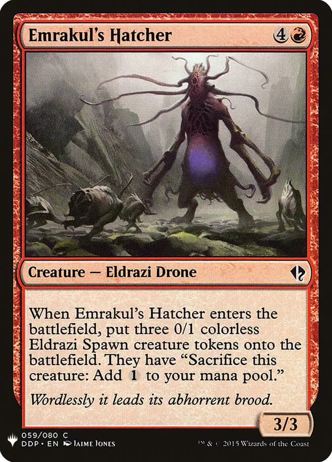 Card image of Emrakul's Hatcher