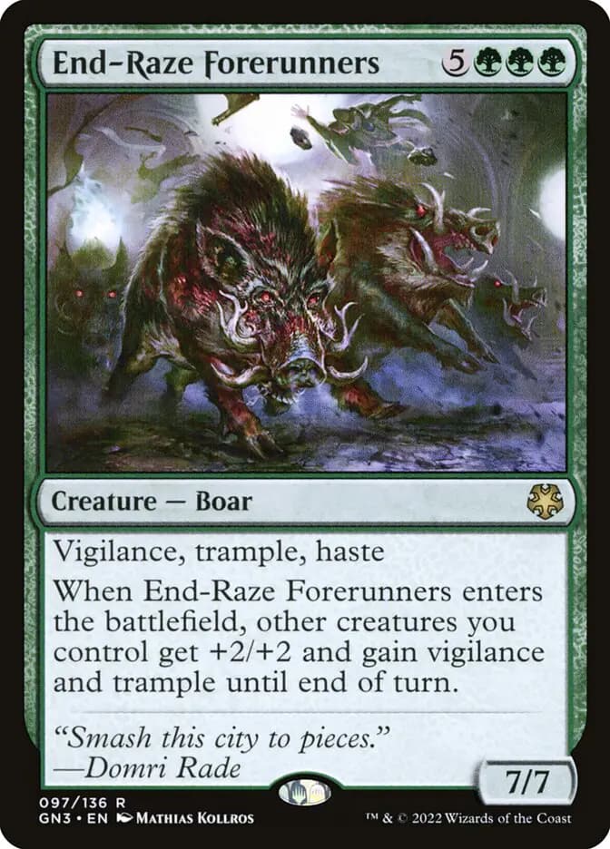 Card image of End-Raze Forerunners