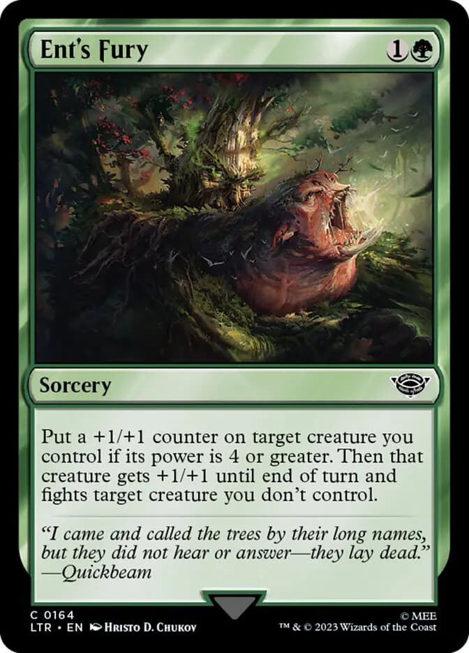 Card image of Ent's Fury