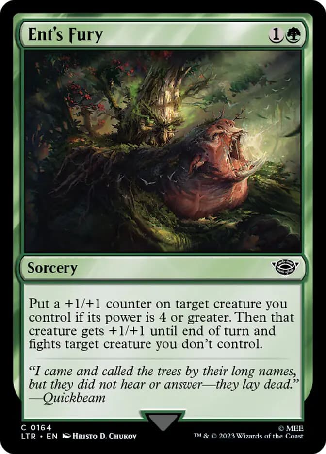 Card image of Ent's Fury