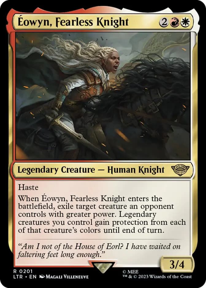 Card image of Éowyn, Fearless Knight