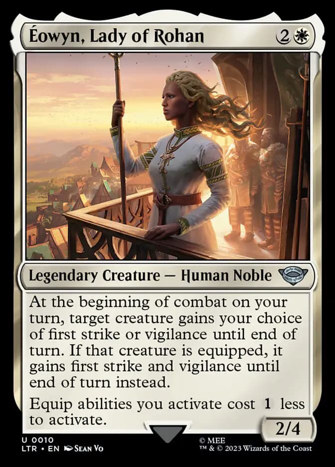 Card image of Éowyn, Lady of Rohan