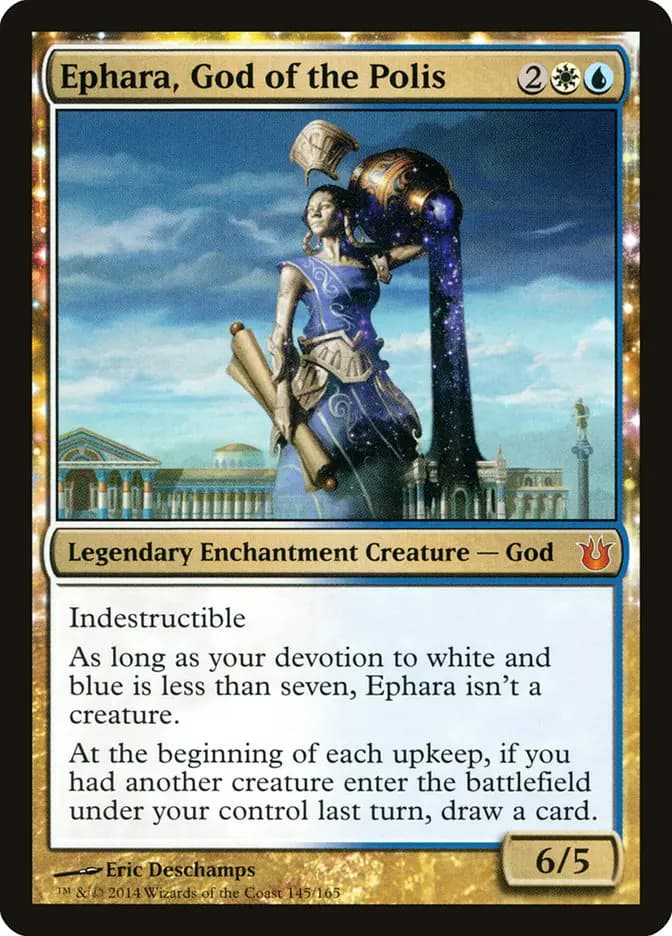 Card image of Ephara, God of the Polis