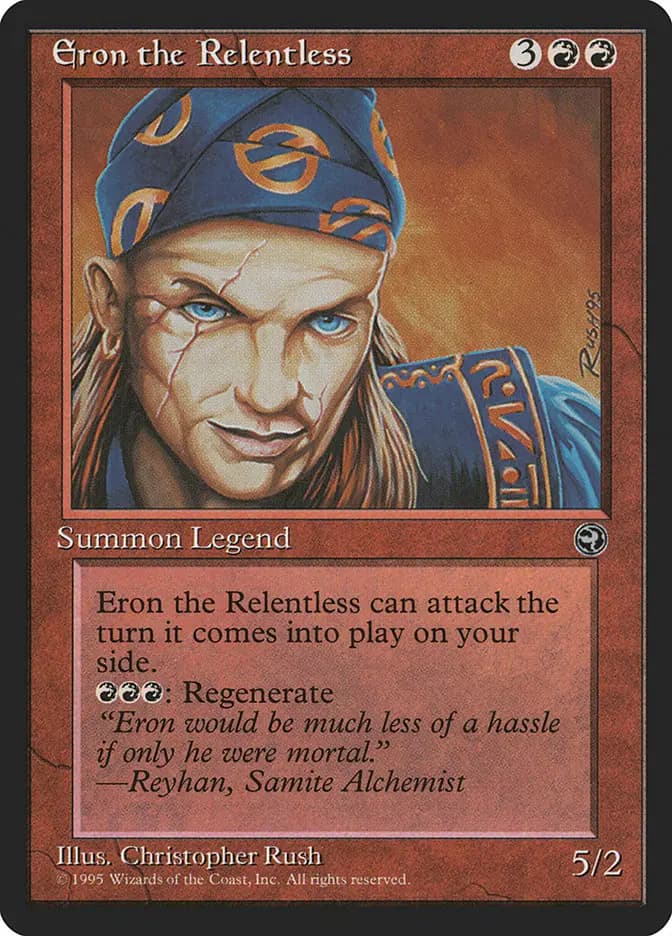 Card image of Eron the Relentless
