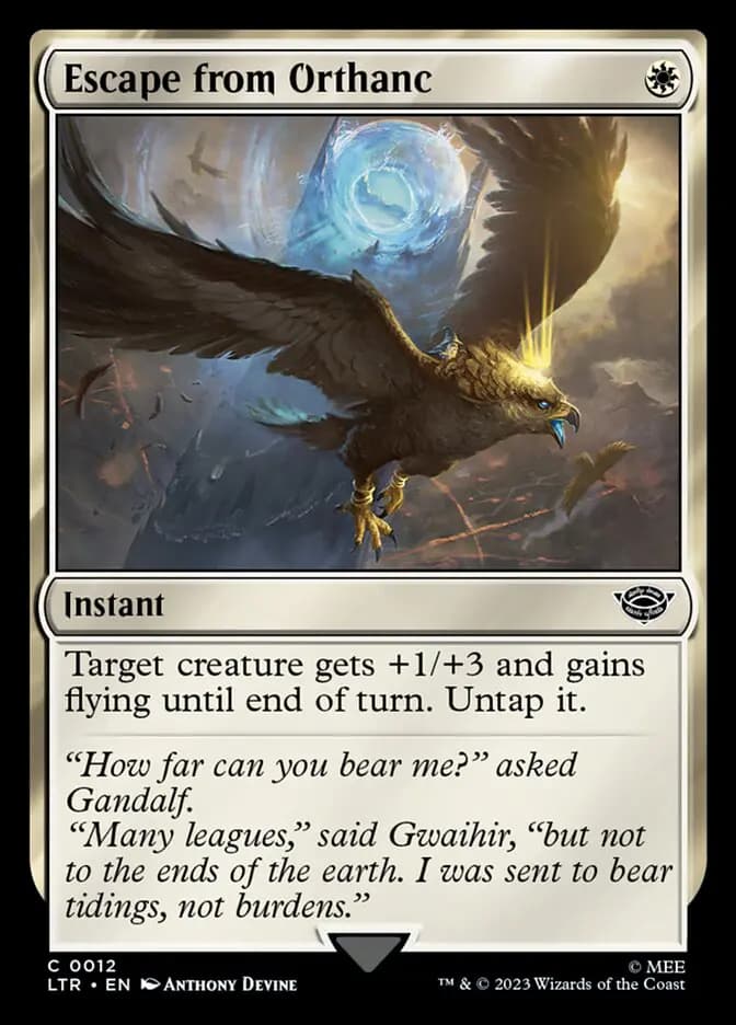 Card image of Escape from Orthanc