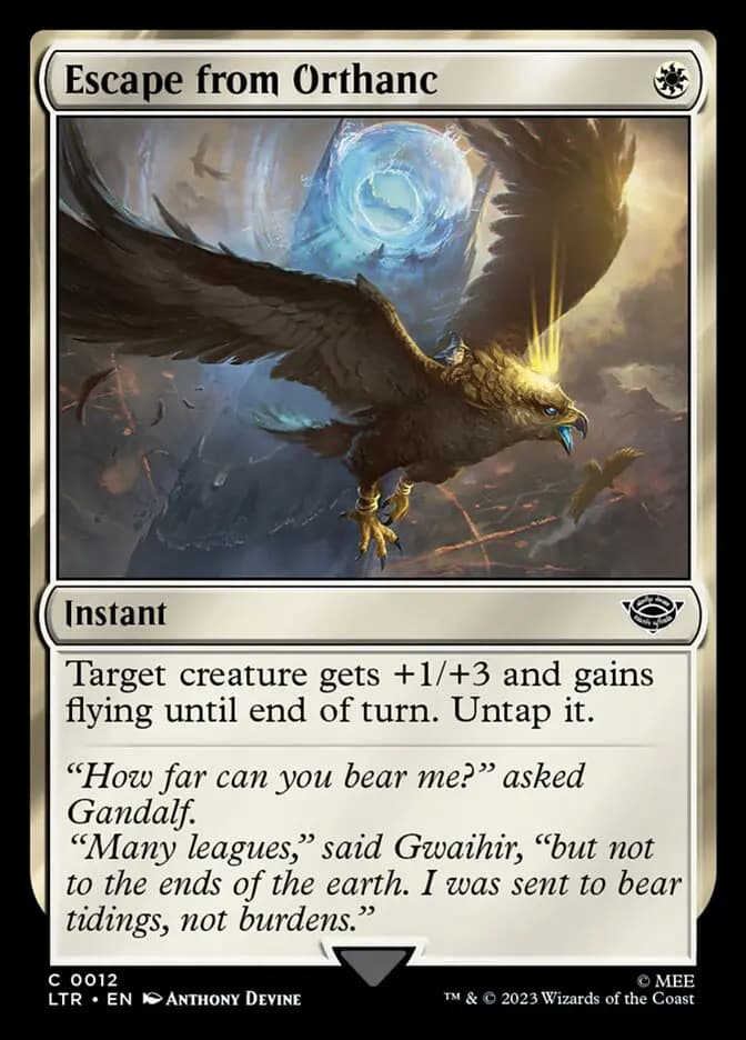 Card image of Escape from Orthanc
