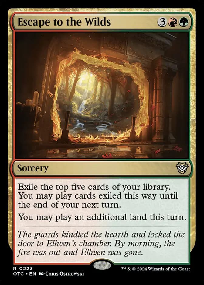 Card image of Escape to the Wilds