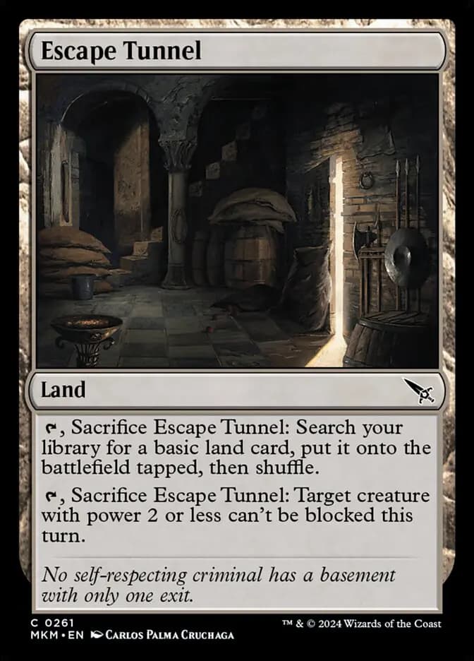 Card image of Escape Tunnel