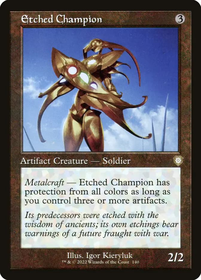 Card image of Etched Champion
