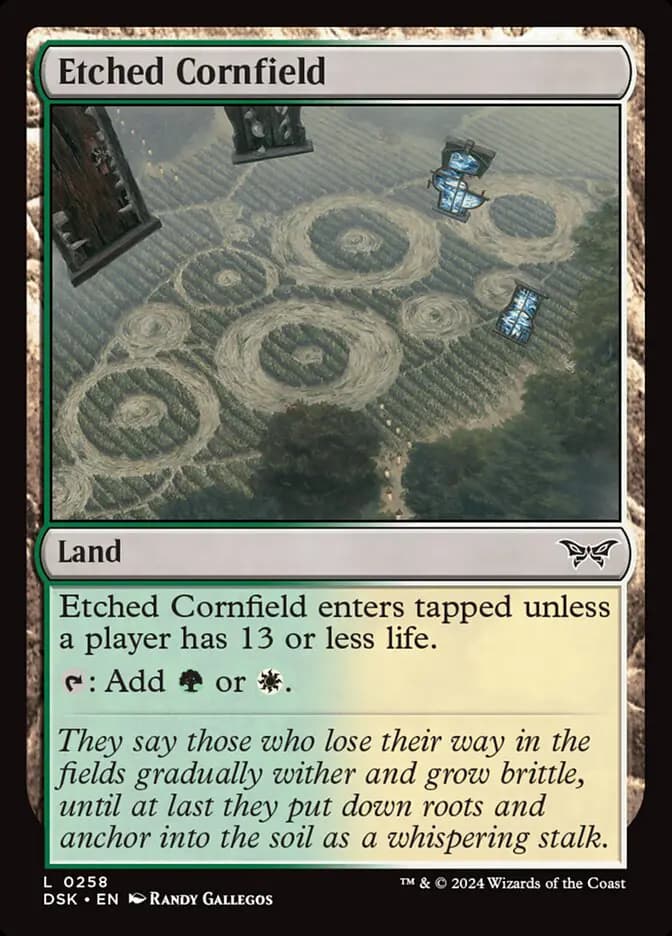 Card image of Etched Cornfield