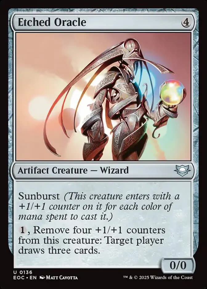 Card image of Etched Oracle