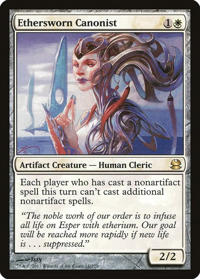 Card image of Ethersworn Canonist