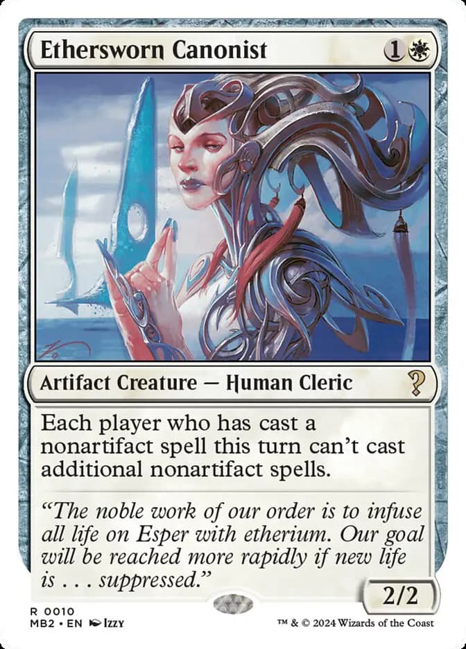 Card image of Ethersworn Canonist