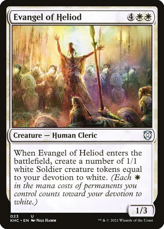 Card image of Evangel of Heliod