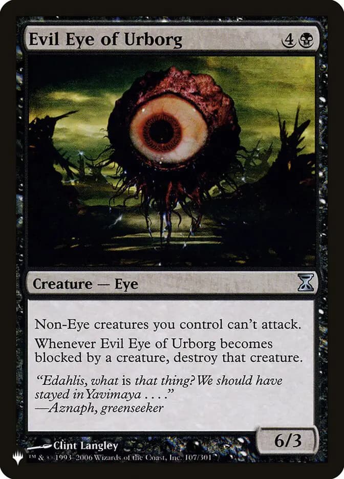 Card image of Evil Eye of Urborg