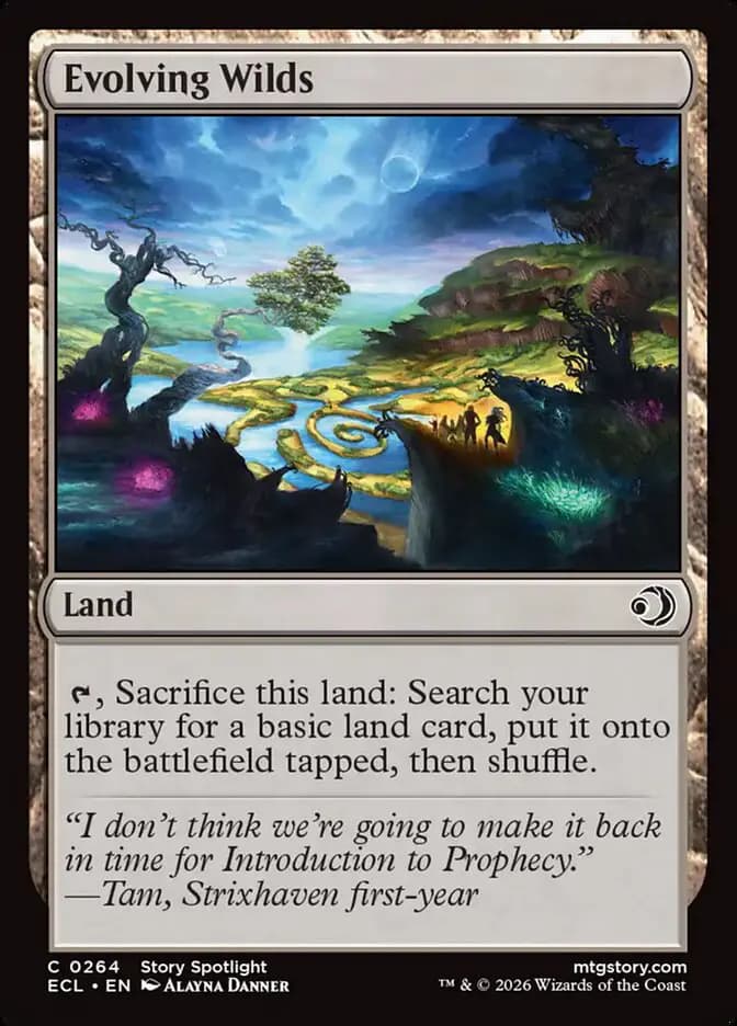 Card image of Evolving Wilds