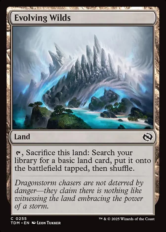 Card image of Evolving Wilds