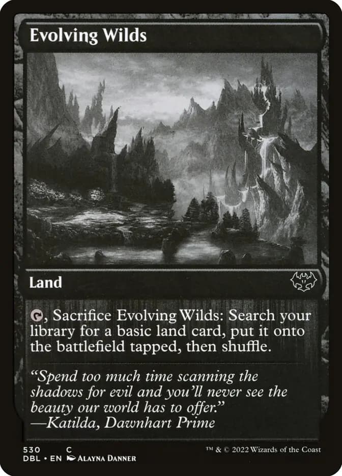 Card image of Evolving Wilds