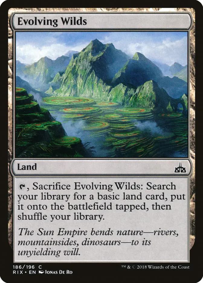Card image of Evolving Wilds