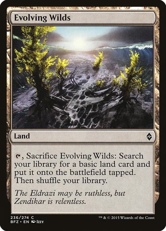Card image of Evolving Wilds