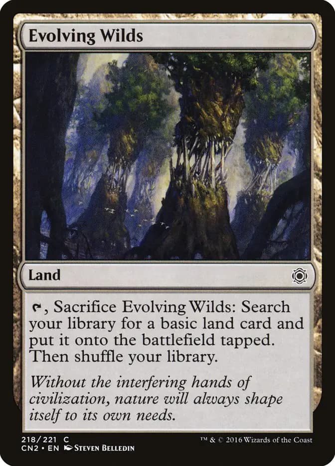 Card image of Evolving Wilds