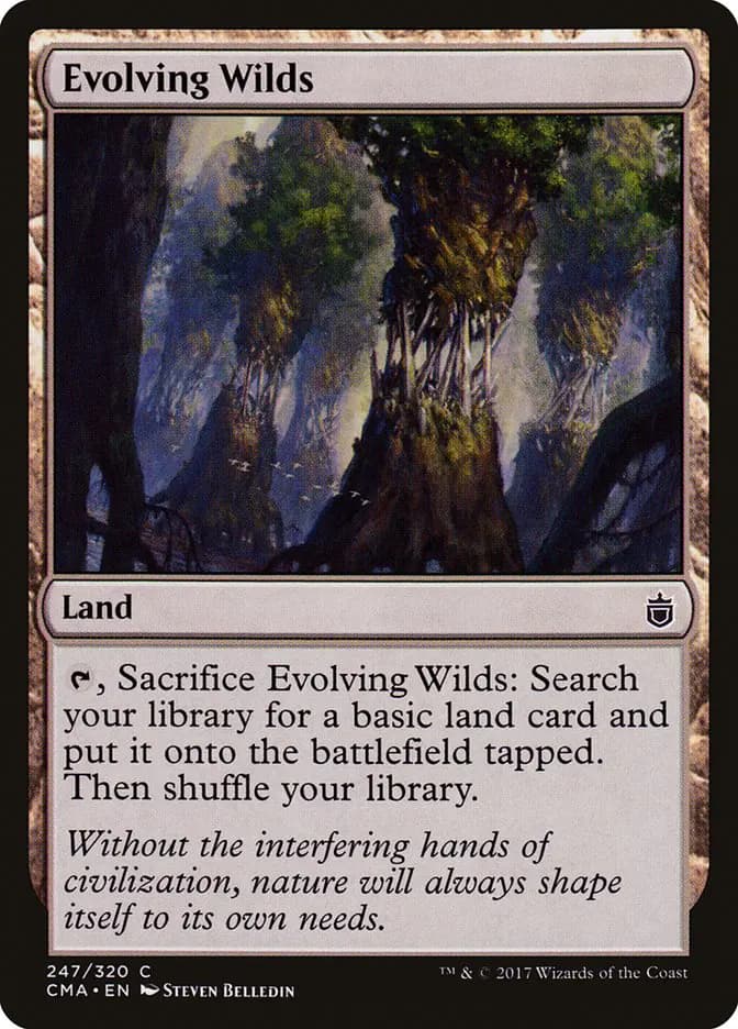 Card image of Evolving Wilds