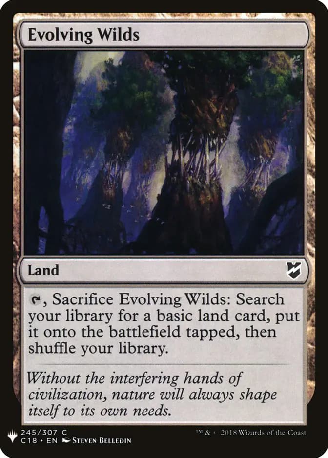 Card image of Evolving Wilds