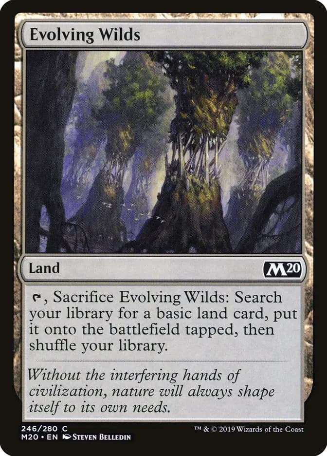Card image of Evolving Wilds