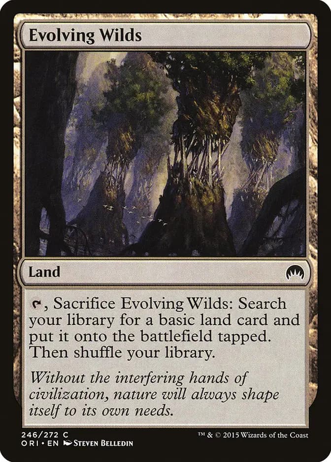 Card image of Evolving Wilds