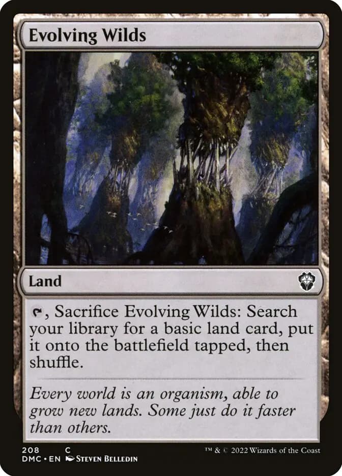 Card image of Evolving Wilds
