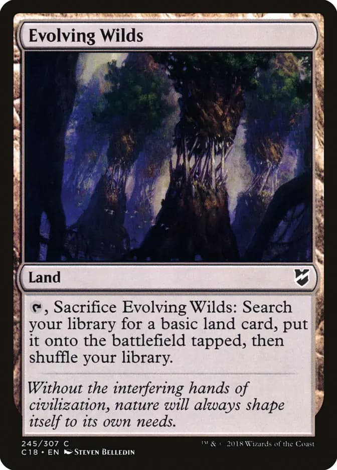 Card image of Evolving Wilds