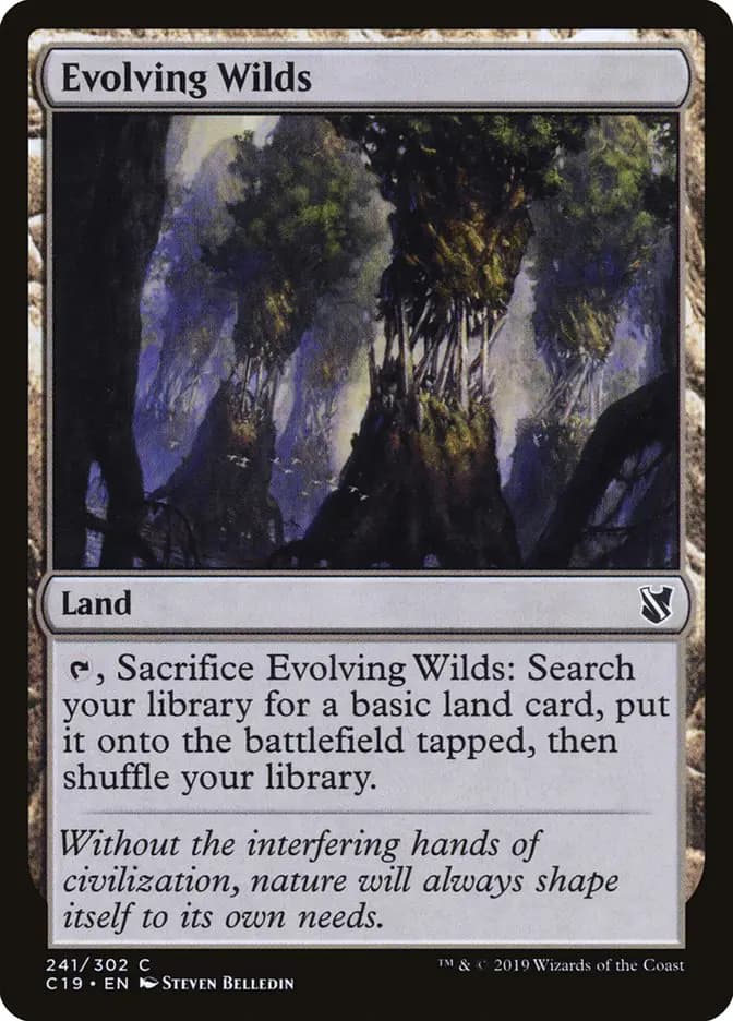 Card image of Evolving Wilds