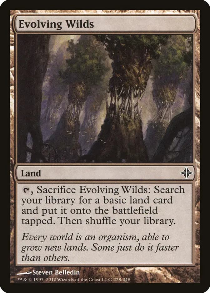 Card image of Evolving Wilds