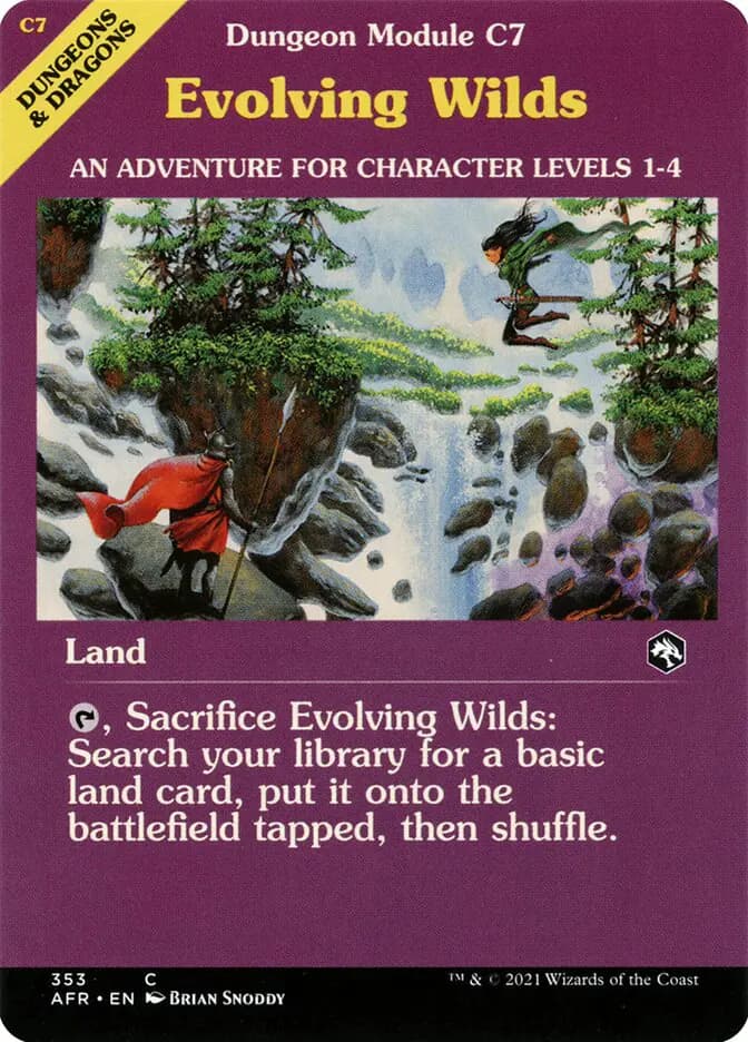 Card image of Evolving Wilds